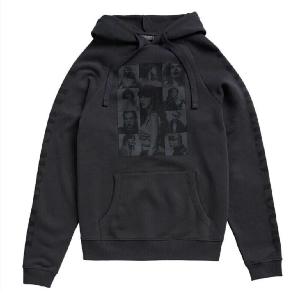 NEW NIB NWT Taylor Swift Official Eras Tour Black US Dates Hoodie 2XL Retired